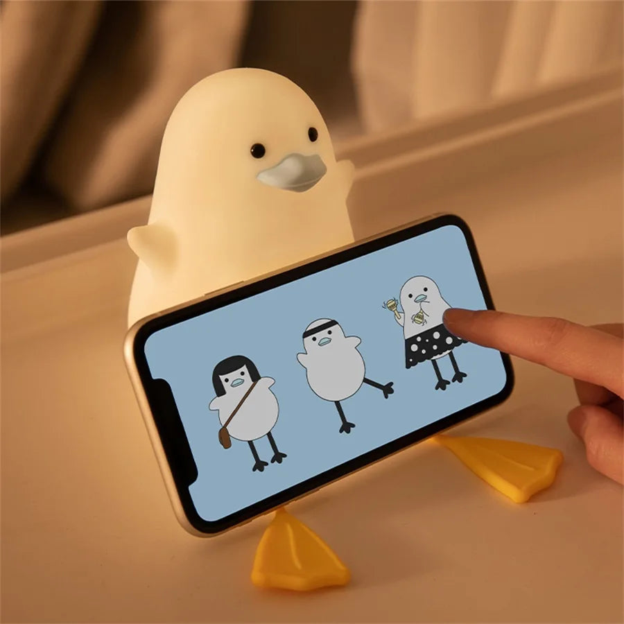 Cute Duck LED Night Lamp