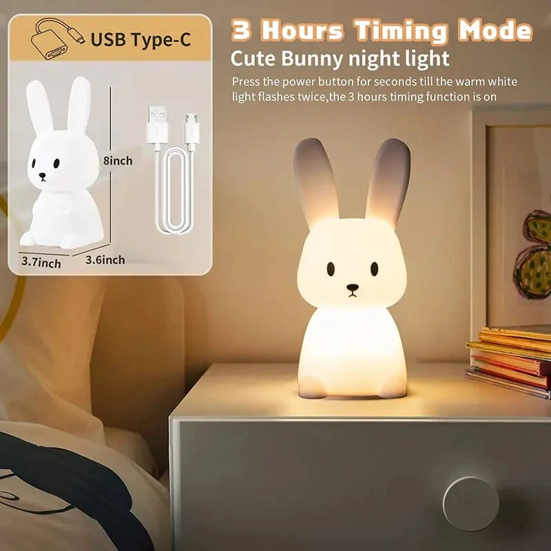 Rabbit LED  Touch Sensor Night  lamp