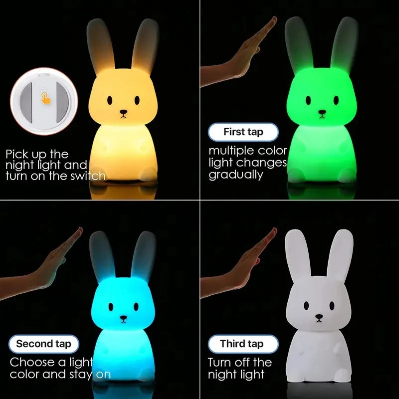 Rabbit LED  Touch Sensor Night  lamp